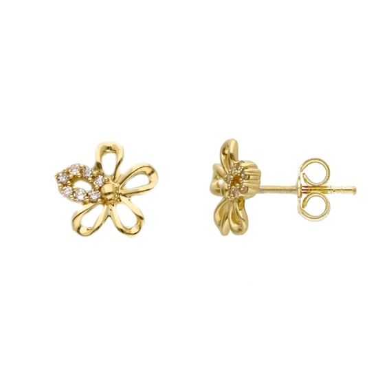 Orecchini Gazzola Gioielli Donna in Oro giallo Diamante 0.06 Ct 290286BG - 290286BG